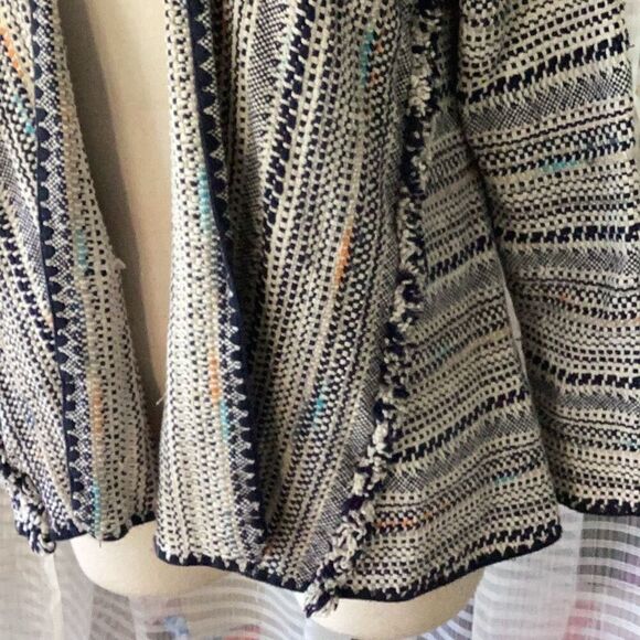 Lucky Brand Bohemian Cardigan Fringe Details Women’s Medium’s - Picture 6 of 8